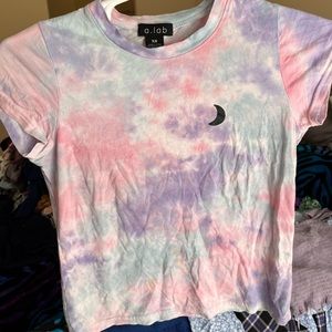 Tye-dye crop top